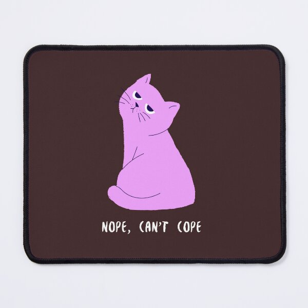 Item preview, Can't Cope Cat designed and sold by Angie's Page.