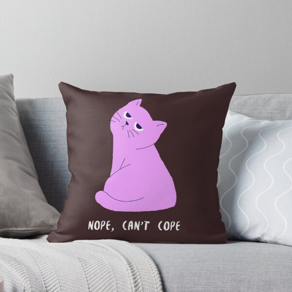 Item preview, Can't Cope Cat designed and sold by Angie's Page.