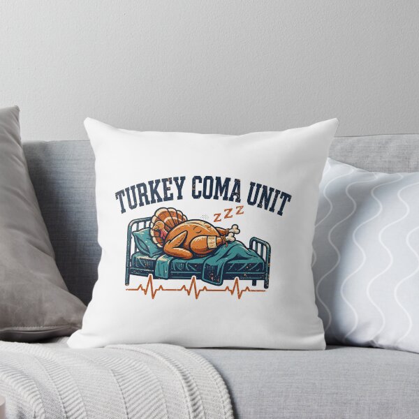 Item preview, Turkey Coma Unit Shirt | Funny Thanksgiving Nurse Turkey T-Shirt designed and sold by FitEnvy.