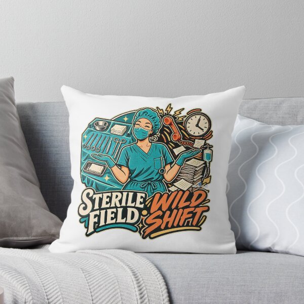 Item preview, OR Nurse Sterile Field Wild Shift designed and sold by EvergreenPark - Tee Studio.