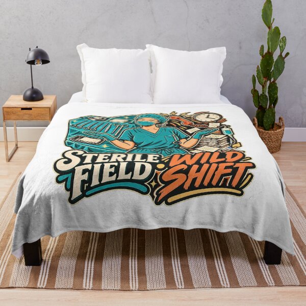 Item preview, OR Nurse Sterile Field Wild Shift designed and sold by EvergreenPark - Tee Studio.