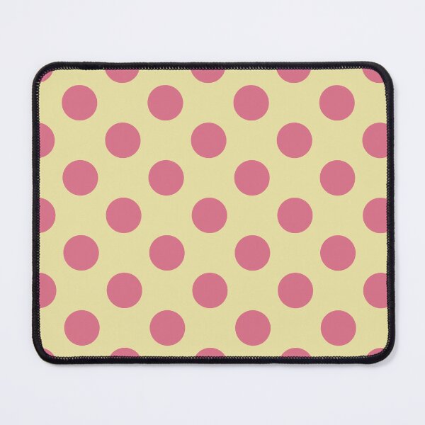 Item preview, Large pink polka dots on yellow designed and sold by Nolan6.