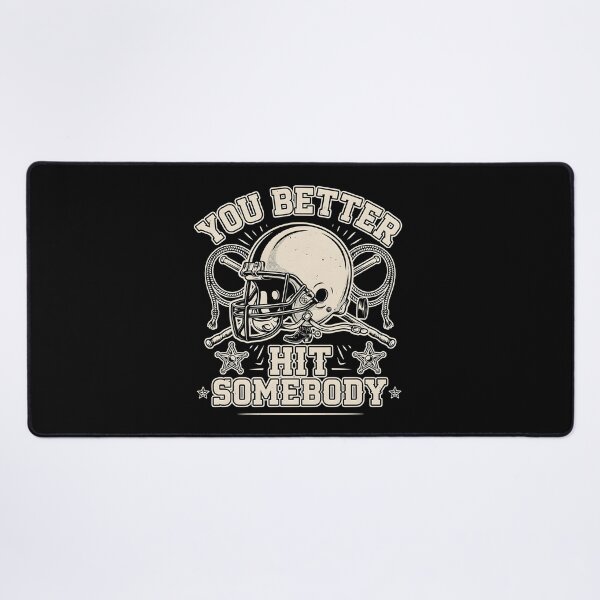 Item preview, You Better Hit Somebody Football Lover Vintage Helmet designed and sold by Redgiant87x.