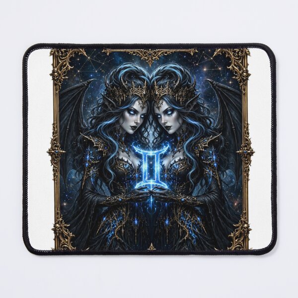 Item preview, Gothic Gemini Demon Twin Queens - Air Zodiac | May 21 - June 20 designed and sold by Csaba1983.