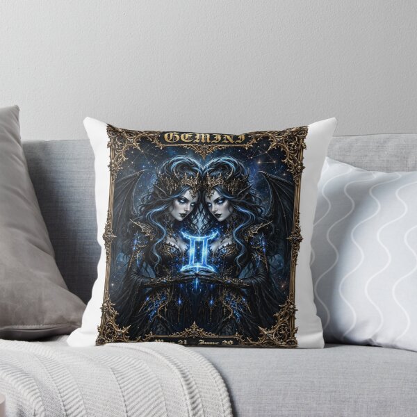 Item preview, Gothic Gemini Demon Twin Queens - Air Zodiac | May 21 - June 20 designed and sold by Csaba1983.
