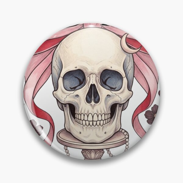 Item preview, Dead Tired Still Cute Coquette Pastel Goth Skull Design designed and sold by Pick&Grin.