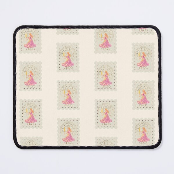 Item preview, Virgo Zodiac Stamp – Celestial Vintage Astrology Art designed and sold by CozyMuse.