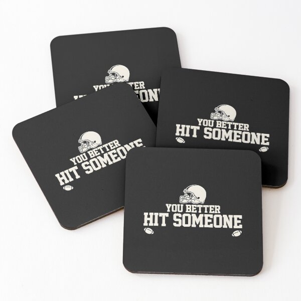 Item preview, You Better Hit Somebody Football Mom Helmet Game Day designed and sold by Redgiant87x.