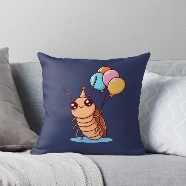 Item preview, Party Time Cockroach: Kawaii Bug with Balloons Insect Birthday Card 2  designed and sold by Gay-Koala.
