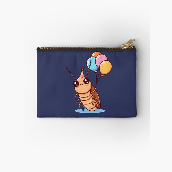 Item preview, Party Time Cockroach: Kawaii Bug with Balloons Insect Birthday Card 2  designed and sold by Gay-Koala.