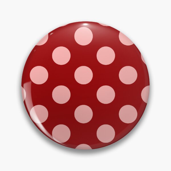 Item preview, Large pink polka dots on red designed and sold by Nolan6.