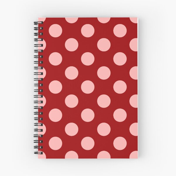 Item preview, Large pink polka dots on red designed and sold by Nolan6.