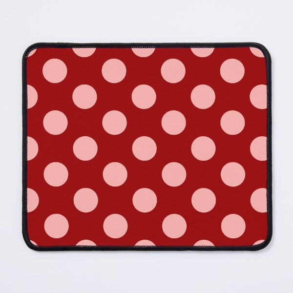 Item preview, Large pink polka dots on red designed and sold by Nolan6.