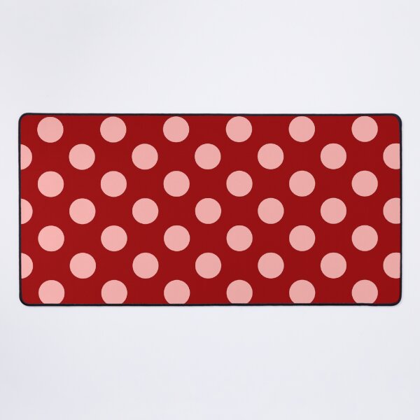 Item preview, Large pink polka dots on red designed and sold by Nolan6.