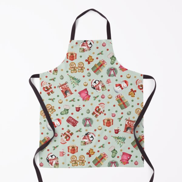 Item preview, Watercolor Christmas on Pale Green  designed and sold by KSimpson838.