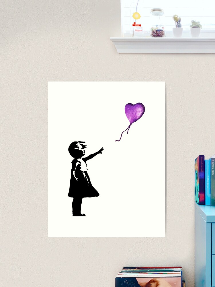 BANKSY Girl with Balloon PURPLE WCP特別COA BANKSY Girl with Balloon PURPLE WCP特別COA Girl with Balloon