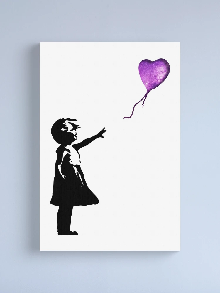 BANKSY Girl with Balloon PURPLE WCP特別COA banksy-girlwithballoon-purple.