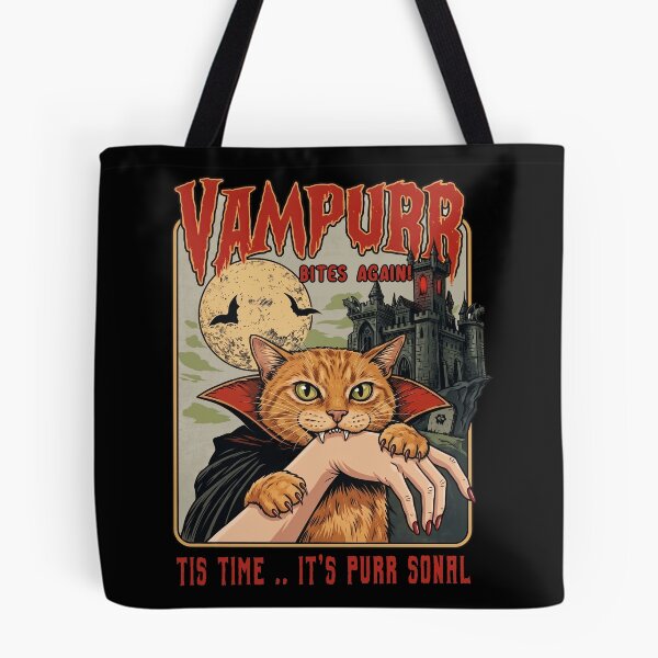 Item preview, Vampurr Vampire Cat designed and sold by TeeARTHY.