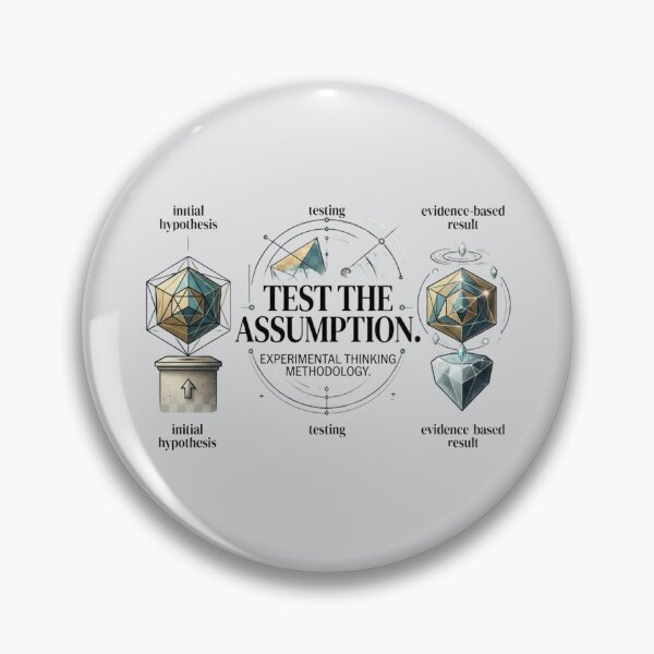 Item preview, Test the Assumption Scientific Research Experimental Science Design designed and sold by Amr Darwish Graphic designer.