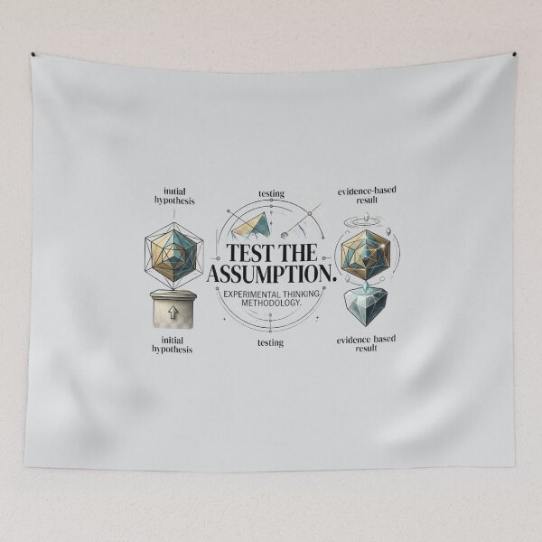 Item preview, Test the Assumption Scientific Research Experimental Science Design designed and sold by Amr Darwish Graphic designer.