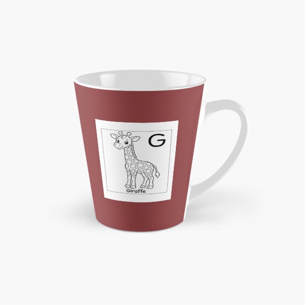 Item preview, Giraffe Letter G Design designed and sold by ZedColors.