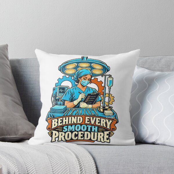Item preview, OR Nurse Behind Every Smooth Procedure designed and sold by EvergreenPark - Tee Studio.