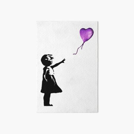 BANKSY Girl with Balloon PURPLE WCP特別COA Girl with Balloon – Colour AP (Purple) | Banksy | 2022