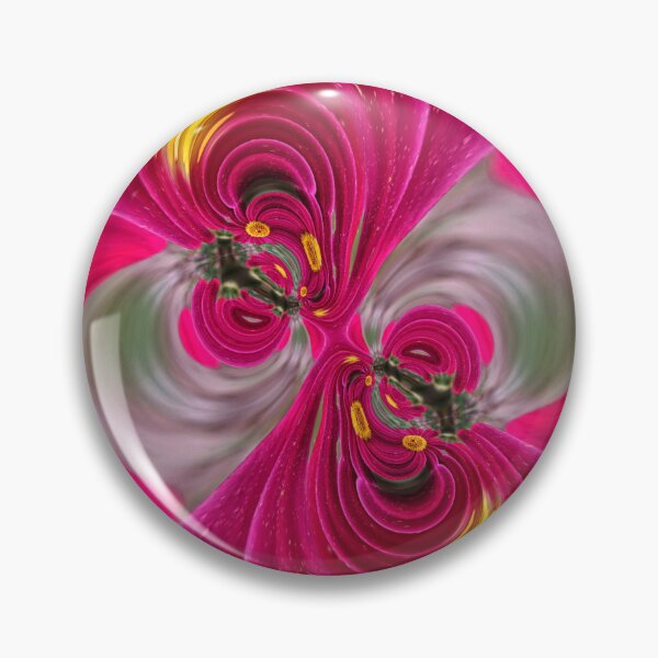 Item preview, Magenta and Silver Floral Spirals designed and sold by SilentBloomLab.