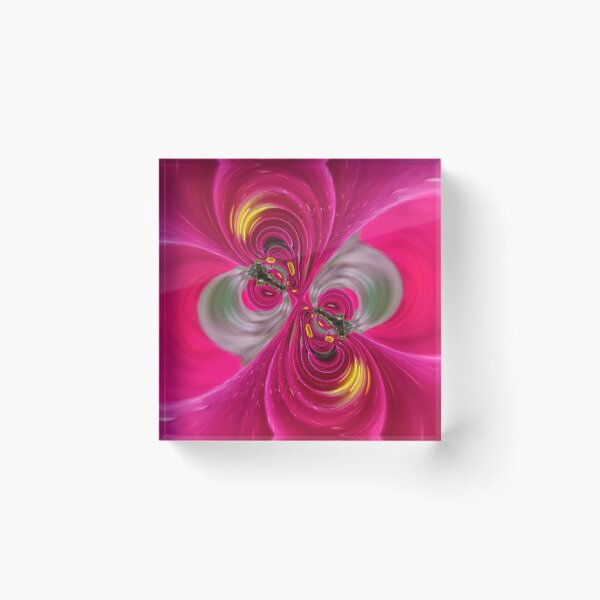 Item preview, Magenta and Silver Floral Spirals designed and sold by SilentBloomLab.
