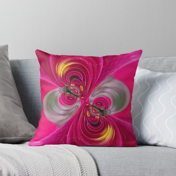 Item preview, Magenta and Silver Floral Spirals designed and sold by SilentBloomLab.