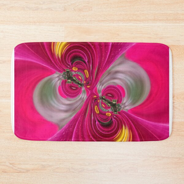 Item preview, Magenta and Silver Floral Spirals designed and sold by SilentBloomLab.