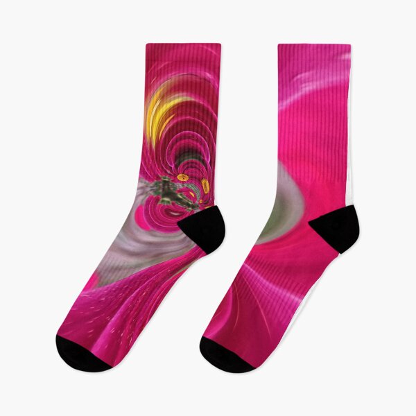 Item preview, Magenta and Silver Floral Spirals designed and sold by SilentBloomLab.
