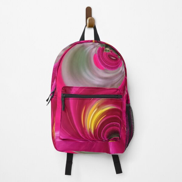 Item preview, Magenta and Silver Floral Spirals designed and sold by SilentBloomLab.