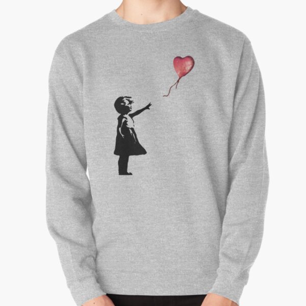 Banksy - Fille avec ballon rouge Sweatshirt épais
