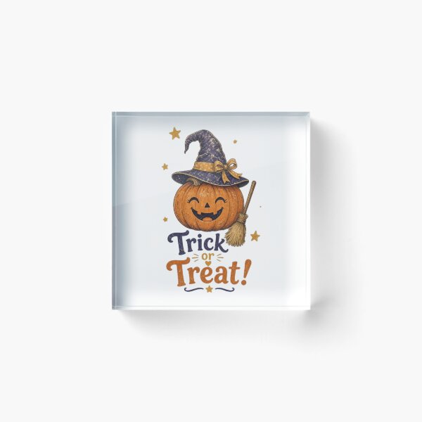 Item preview, Trick Or Treat Pumpkin Witch Hat Halloween designed and sold by NRcollections24.