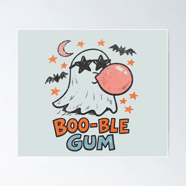 Item preview, Bubble Gum Ghost Halloween Humor designed and sold by Studio Bootleg.