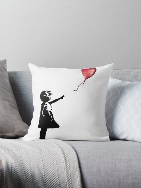 Vista previa del artículo con la obra «Banksy - Chica con globo rojo», diseñado y vendido por DylanJaimz.