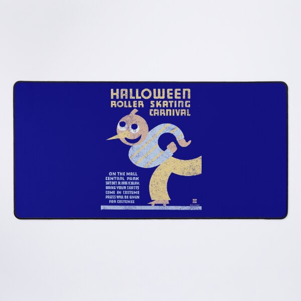 Item preview, Halloween Roller Skating Carnival Poster - Art Deco WPA Design designed and sold by Roger-C.