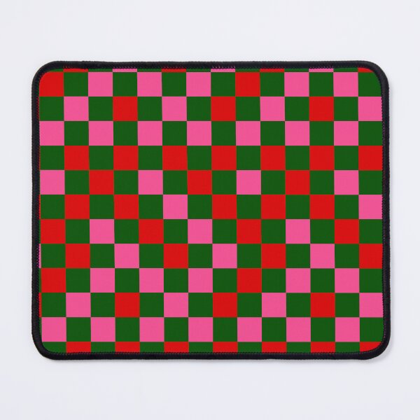 Item preview,  Red Pink and Green Checkered  Design   designed and sold by PatternTitan.