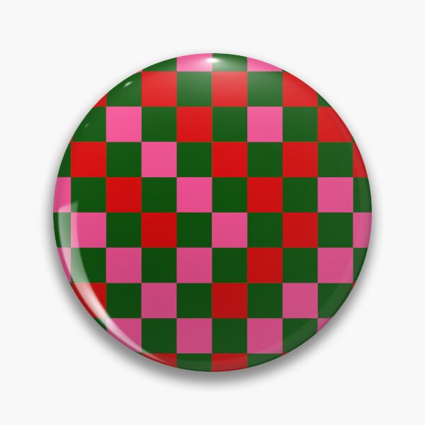 Item preview,  Red Pink and Green Checkered  Design   designed and sold by PatternTitan.