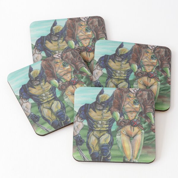 Item preview, Wolverine and Rogue designed and sold by BigKenAAA.