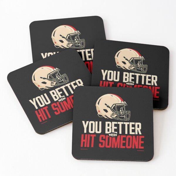 Item preview, You Better Hit Somebody Game Day Football Mom designed and sold by Redgiant87x.
