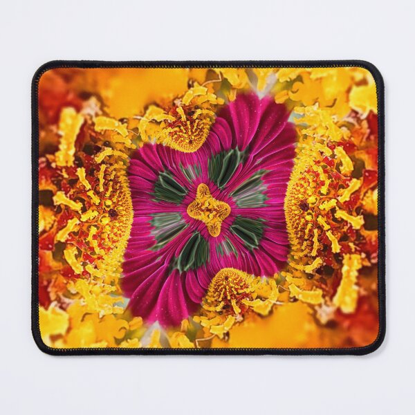 Item preview, Magenta and Gold Floral Mandala designed and sold by SilentBloomLab.