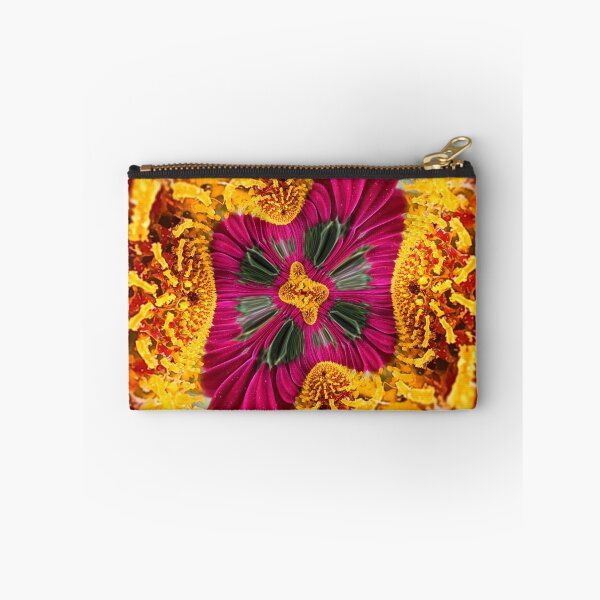Item preview, Magenta and Gold Floral Mandala designed and sold by SilentBloomLab.