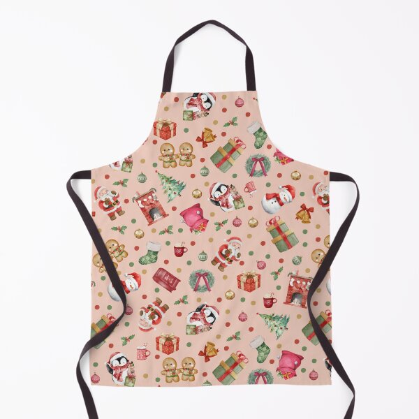Item preview, Watercolor Christmas on Pale Orange  designed and sold by KSimpson838.
