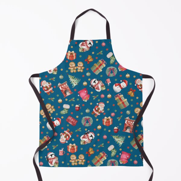 Item preview, Watercolor Christmas on Steel Blue designed and sold by KSimpson838.