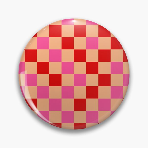 Item preview, Red Pink and Orange Checkered  Design   designed and sold by PatternTitan.