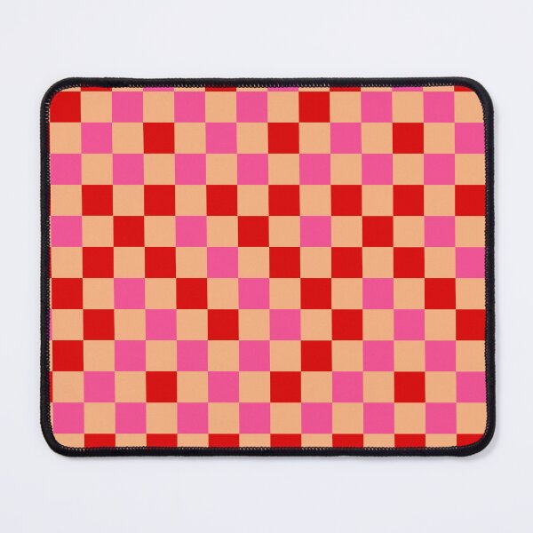 Item preview, Red Pink and Orange Checkered Design designed and sold by PatternTitan.