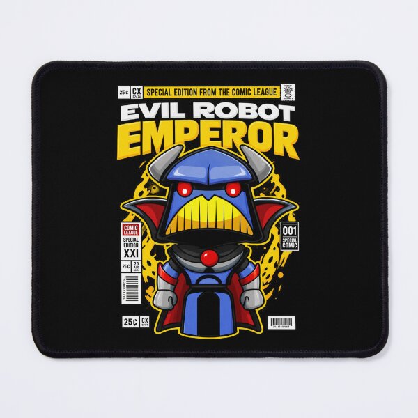 Item preview, Evil Robot Emperor - Retro Comic Book Cover designed and sold by by2pals.