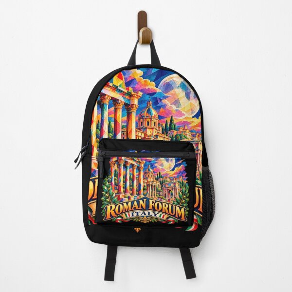 Item preview, ✅ Colorful Geometric Art of the Roman Forum (Italy) | Ancient Roman Ruins Design Under the European Night Sky designed and sold by Geometric Art..